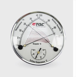 Đồng hồ đo nhiệt độ, độ ẩm TQC Sheen Dewmag Magnetic Thermo – Hygrometer